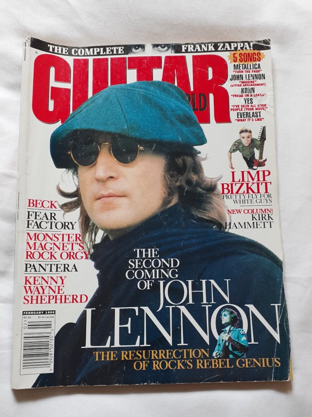 Guitar World Magazine  John Lennon Cover 1999